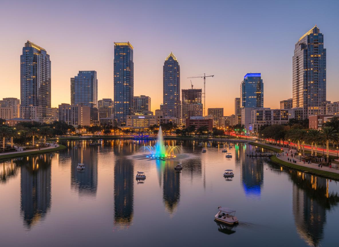 Orlando market and Florida city growth visual